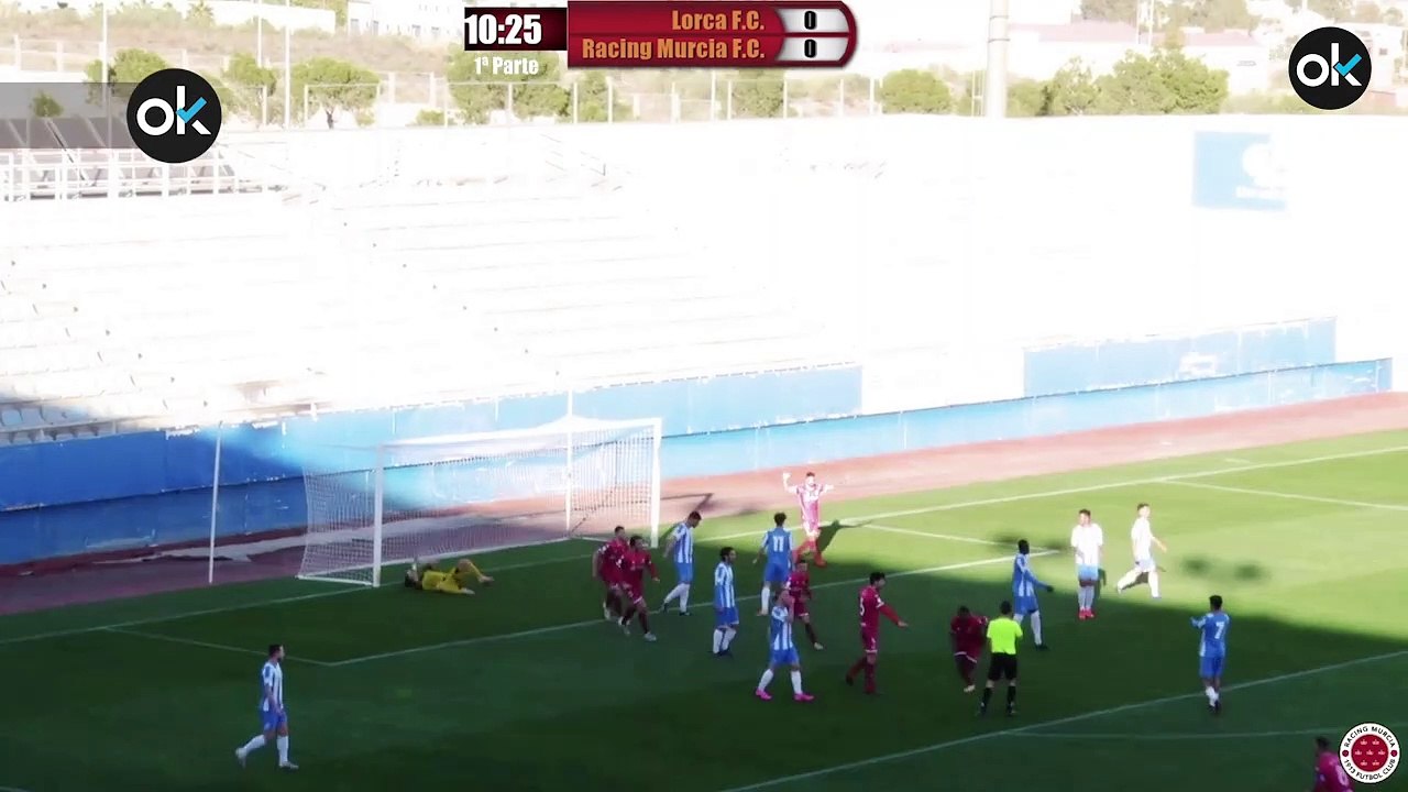 Primer gol de Royston Drenthe con el Racing Murcia