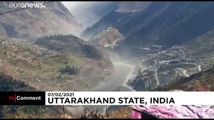 Gletscher bricht ab und fällt in Fluss - 150 Vermisste in Indien