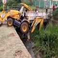 JCB Driver Does The Impossible