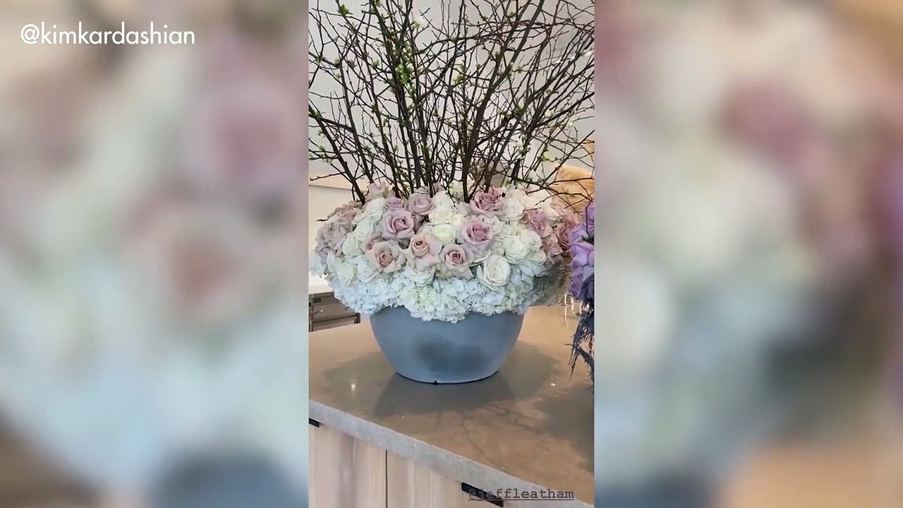 Kim Kardashian's minimalistic home has had an injection of colour - see inside - HELLO!