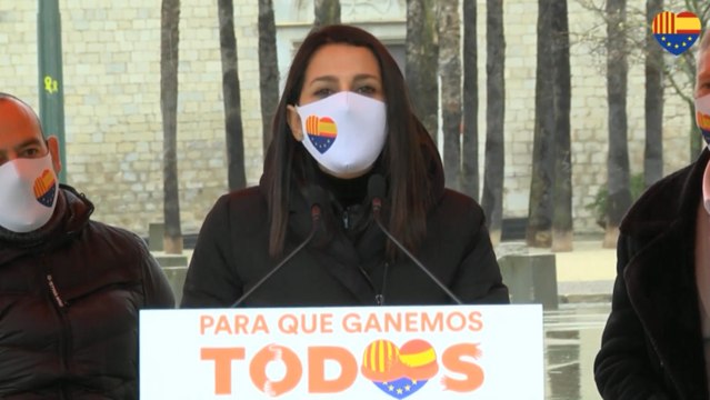 Arrimadas: No podemos ofrecerle a Otegi un futuro que le guste para Cataluña