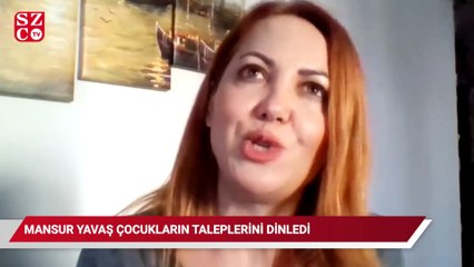 Mansur Yavaş çocukların taleplerini dinledi