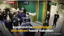 Gaziantep'te sağlık çalışanlarına saldırı anı kamerada