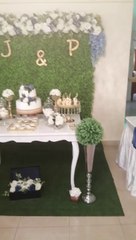 Decoración de la boda de mi sobrino hermoso 