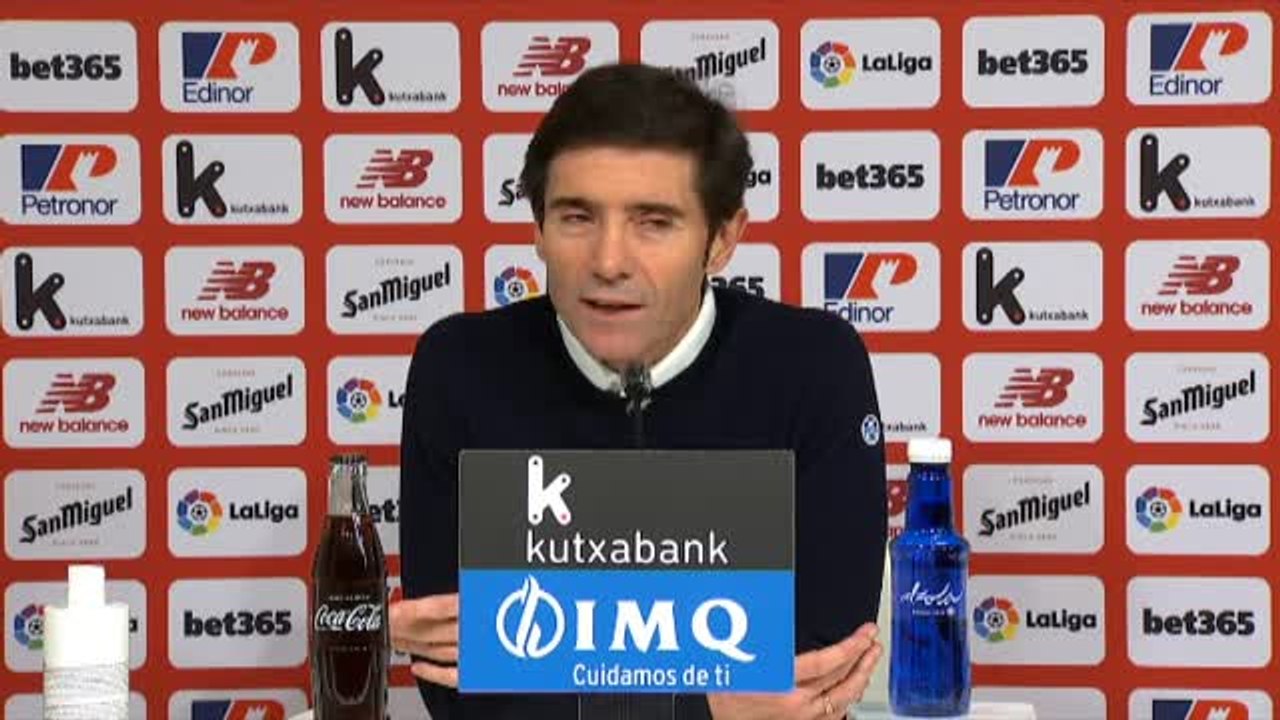 Marcelino: "El empate no es un resultado injusto"