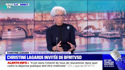 Christine Lagarde sur la cryptomonnaie: "Il faut que les consommateurs soient parfaitement informés de la nature du risque qu'ils prennent"