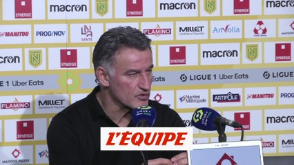 Christophe Galtier : « On est sur une très bonne dynamique » - Foot - L1 - Lille