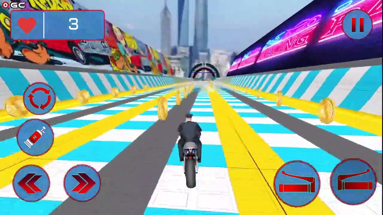 Real Police Ramp Games Bike Stunt Car Stunt Games - Impossible Real Driving - Android GamePlay #3