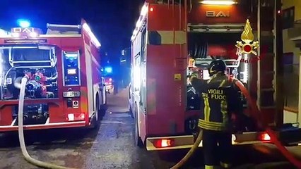 Perugia - Incendio in un garage a Ramazzano ustionato 34enne (07.02.21)