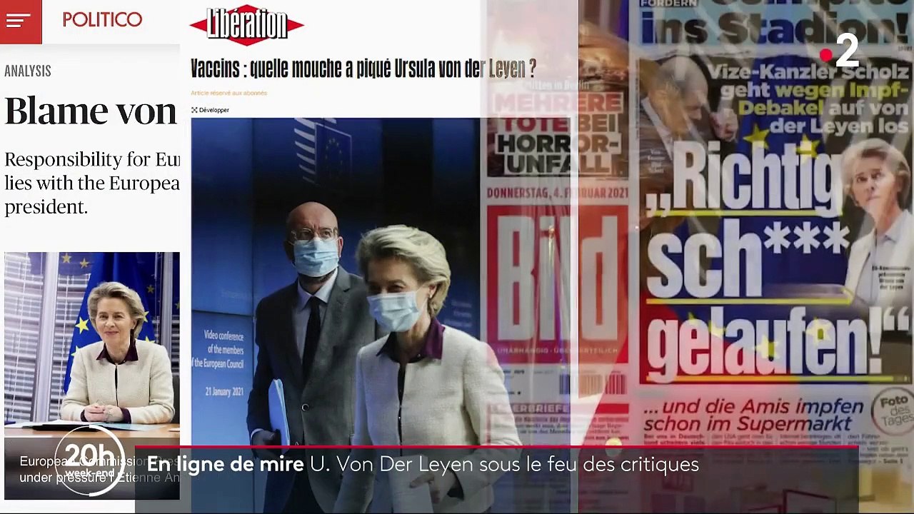 Europe : Ursula von der Leyen sous le feu des critiques