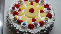 Strawberry and pineapple cake | Straberry and Pineapple Cake Recipe