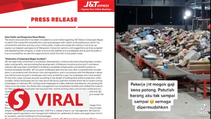 Courier company says sorry over 'violent sorting of packages'