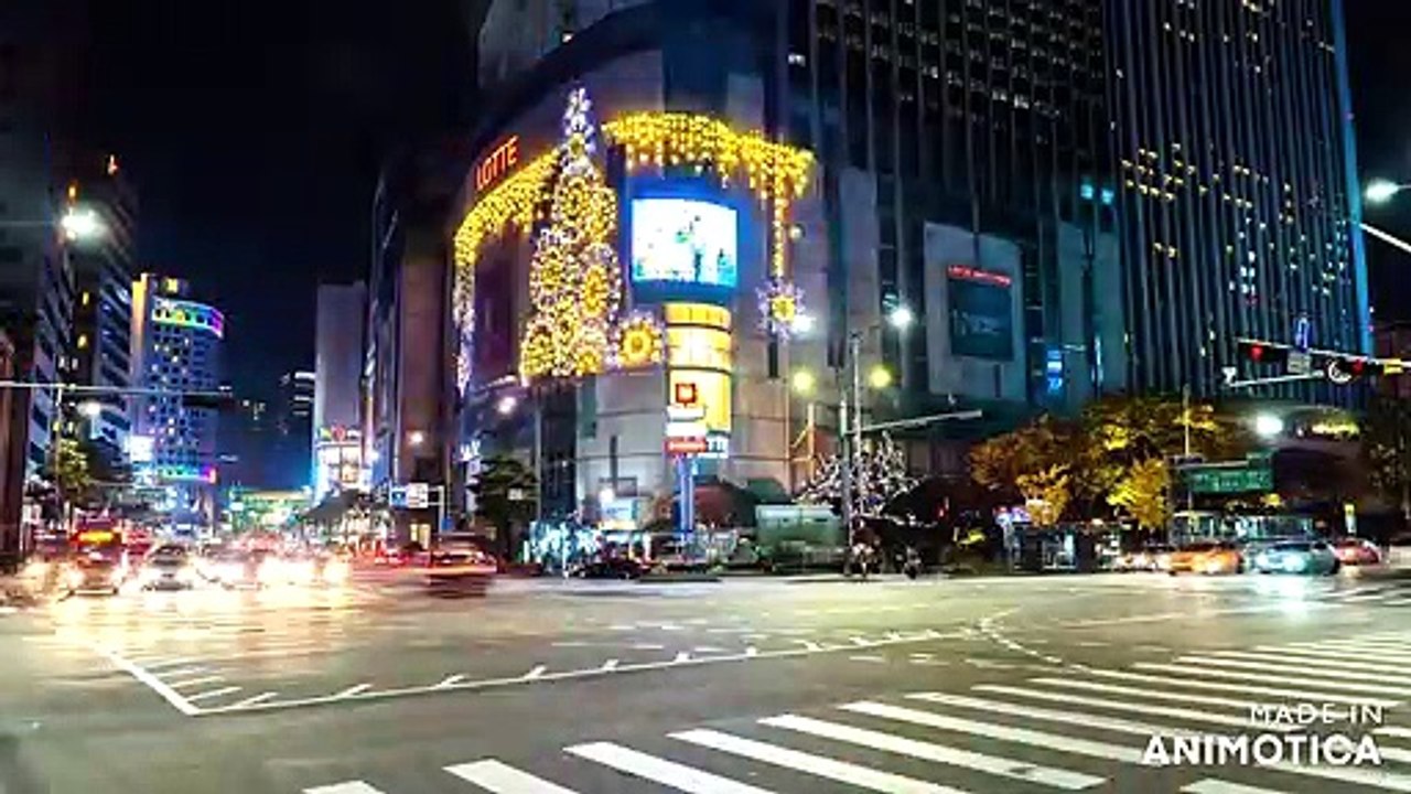 5 Minute Seoul Korea Traffic Relaxing Video