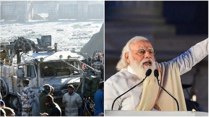 Rescue operation on in Uttarakhand; PM Modi attacks TMC govt in Bengal at Haldia rally