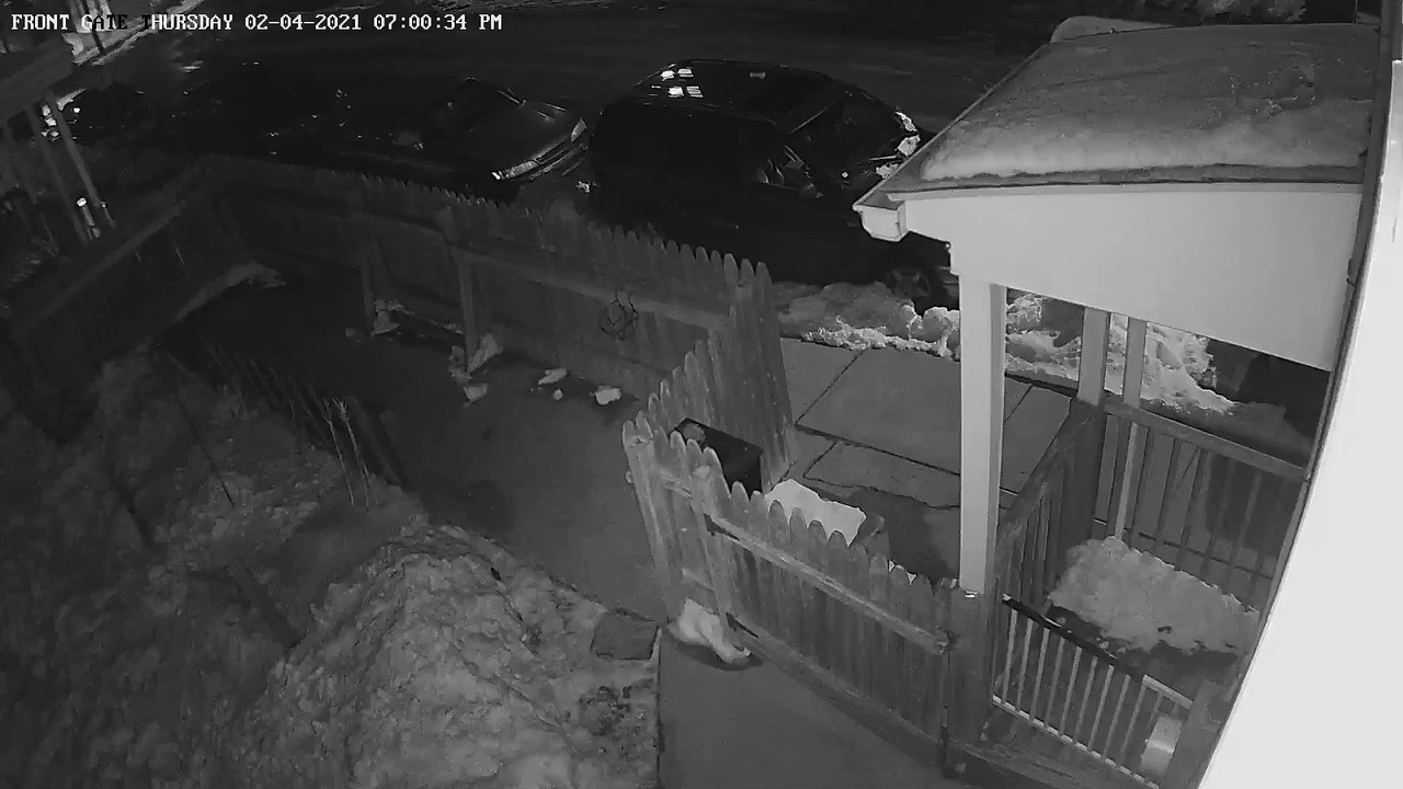 Icy Roads Send Car off Course