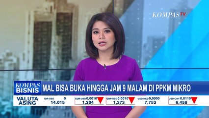 Mal Bisa Buka Hingga Jam 9 Malam di PPKM Mikro