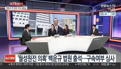 [이슈큐브] '월성원전 의혹' 백운규 법원 출석…구속여부 심사