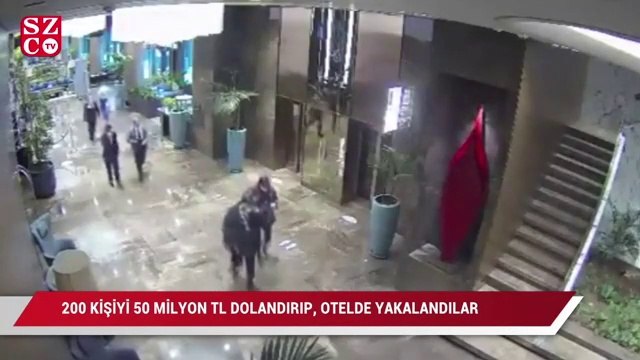 200 kişiyi 50 milyon TL çarpıp, otelde yakalandılar