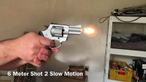 Zoraki R1 4mm Flobert Test Shots & Slow Motion