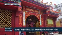 Sambut Imlek 2572, Vihara Thay Hin Bio Bersihkan Patung Dewa