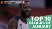Turkish Airlines EuroLeague, Top 10 Blocks of January!