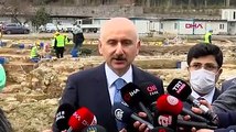 Ulaştırma ve Altyapı Bakanı Karaismailoğlu, Haydarpaşa Garı'nda incelemelerin ardından açıklama yaptı