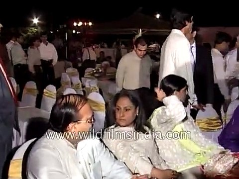 Amitabh Bachchan attends launch Party of his son Abhishek Bachchan's Refugee film