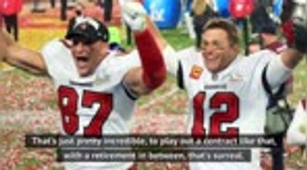 Gronk remaining 'unretired' after Super Bowl LV win