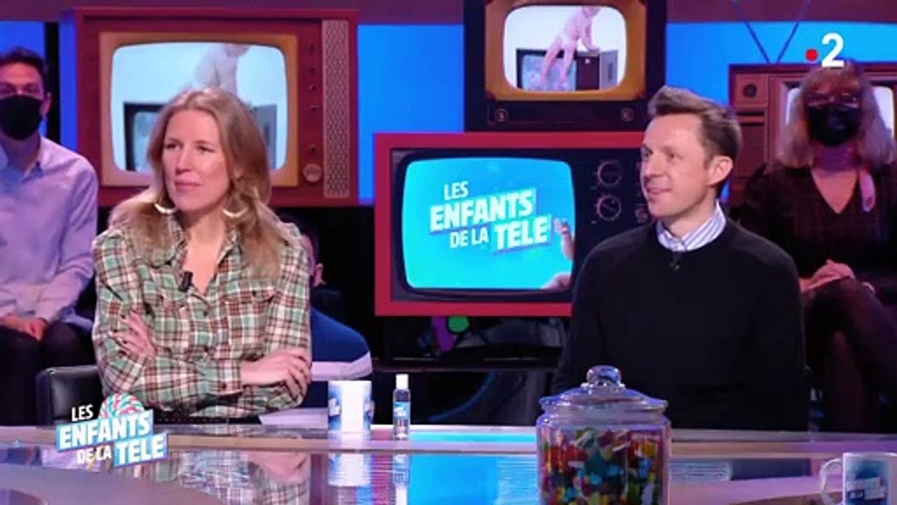 Agathe Lecaron révèle qu'une célèbre animatrice est l'ex-femme de son mari François Pelissier, dans "Les Enfants de la télé" sur France 2.