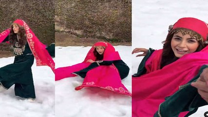 Shehnaaz Gill मस्ती के चक्कर में धड़ाम से गिरीं , Crew member ने दौड़कर उठाया | FilmiBeat