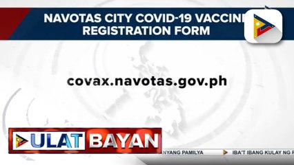 Mga residente o nagtatrabaho sa Navotas City, pwedeng magparehistro para sa COVID-19 vaccine; Navotas Mayor Tiangco, handa ring pabakunahan ang mga hindi taga-Navotas