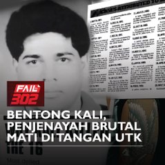 Bentong Kali, penjenayah brutal mati di tangan UTK