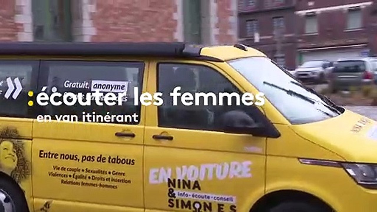 Dans les Hauts-de-France, un mini-bus itinérant aide les femmes en difficulté