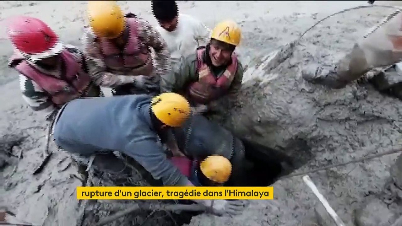 Inde : plusieurs morts après la rupture d'un glacier dans l'Himalaya