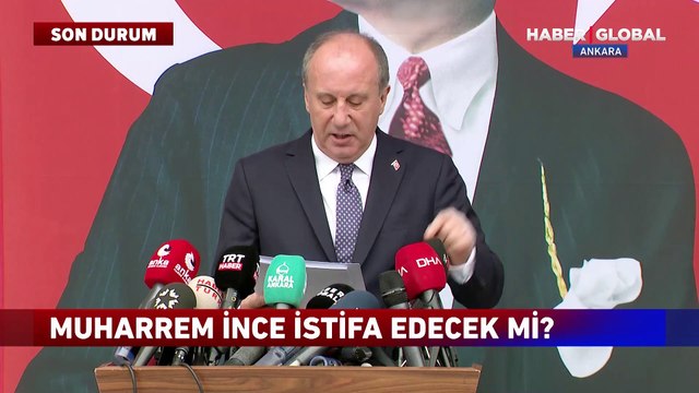 Muharrem İnce: CHP'den bugün istifa edeceğim
