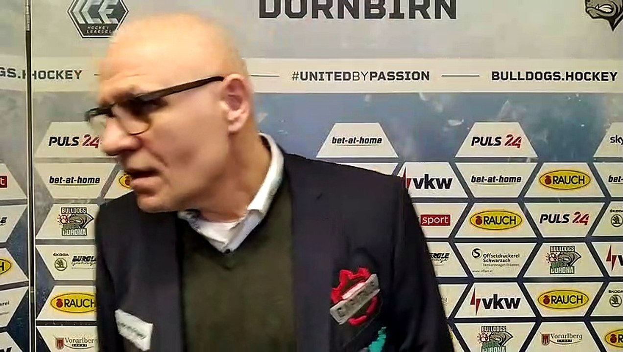 07.02.21: Headcoach Draisaitl (Bratislava) nach Niederlage in Dornbirn