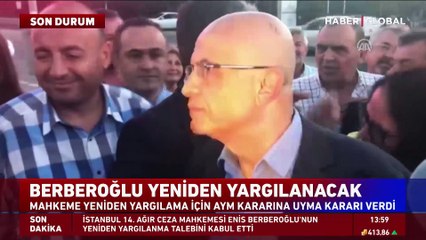 Mahkemeden flaş Enis Berberoğlu kararı: Yeniden yargılanacak