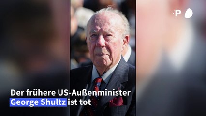 Brückenbauer im Kalten Krieg: George Shultz ist tot