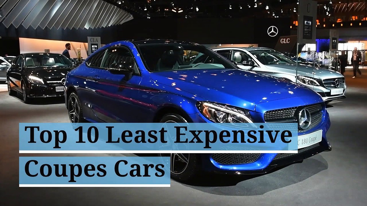 Top 10 Least Expensive Coupes Cars video Dailymotion