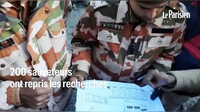 Effondrement d’un glacier en Inde : un homme coincé sous terre récupéré par les secours