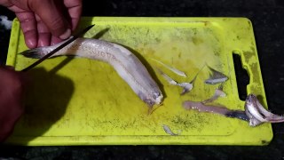 how to clean bombil ( bombay duck ) at home.