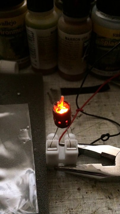 Feuertonnne / Baril de feu / burning barrel