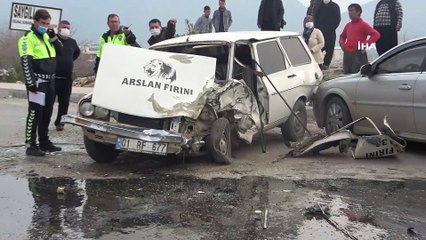 Trafikten men edilen kamyon kazada ortaya çıktı