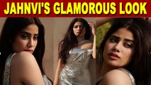 Janhvi Kapoor shines bright in metallic silver gown