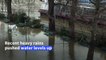 River Seine floods in Paris after heavy rain