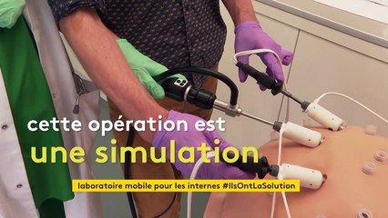 Un bloc opératoire mobile pour aider les internes en chirurgie à se former en temps de Covid