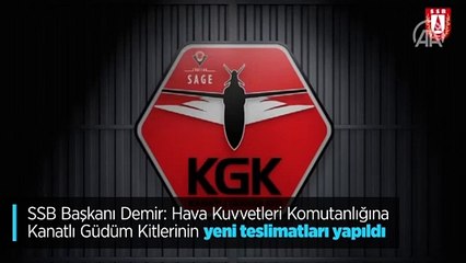 SSB Başkanı Demir: Hava Kuvvetleri Komutanlığına Kanatlı Güdüm Kitlerinin yeni teslimatları yapıldı