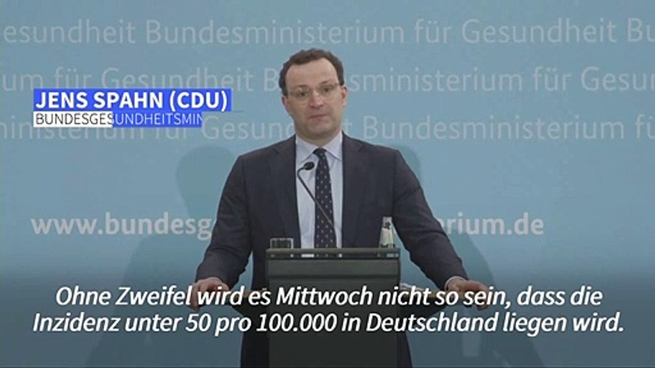 Lockdown: Spahn dämpft Erwartungen zu Lockerungen