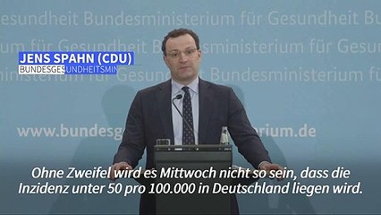 Lockdown: Spahn dämpft Erwartungen zu Lockerungen