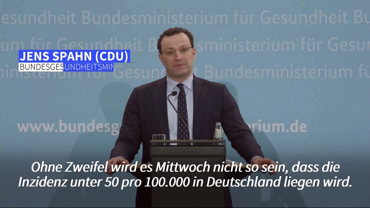 Lockdown: Spahn dämpft Erwartungen zu Lockerungen